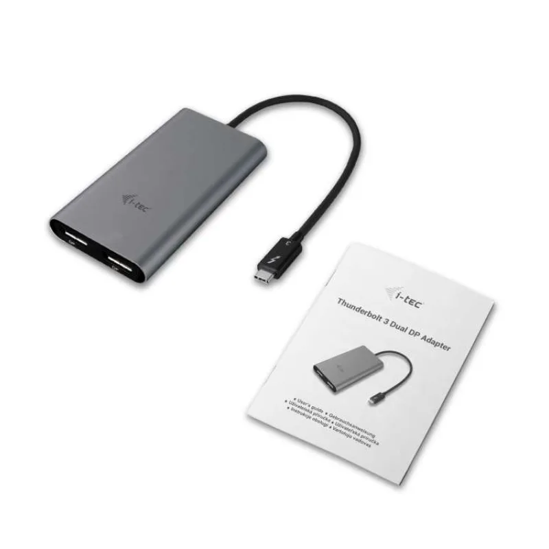 i-tec THUNDERBOLT 3 Dual Display Port adaptér 4K/ 2x Display Port 4K (TB3DUAL4KDP)