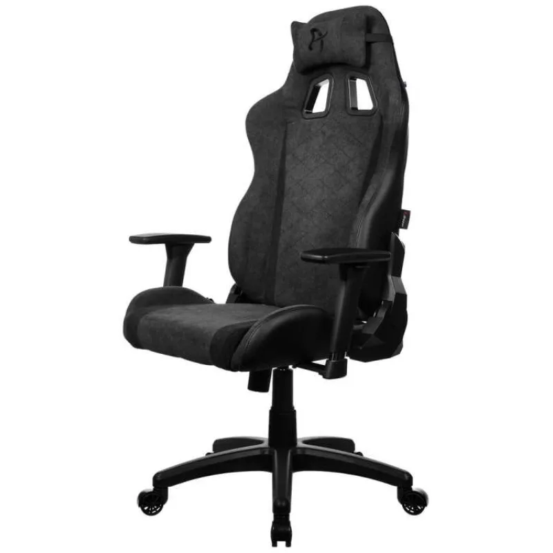AROZZI herní židle AVANTI Soft Fabric Dark Grey/ látkový povrch/ tmavě šedá (AVANTI-SFB-DG)
