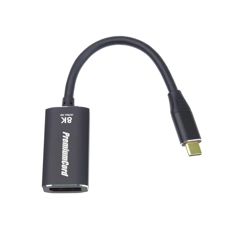 PREMIUMCORD Adaptér USB-C na DisplayPort DP1.4 8K@60Hz a 4k@120Hz ku31dp10