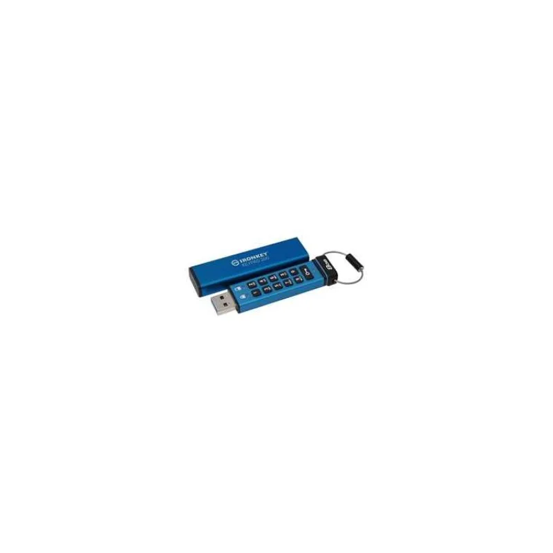 KINGSTON 32GB IronKey Keypad 200, FIPS 140-3 Lvl 3 (Pending) AES-256 Encrypted (IKKP200/32GB)