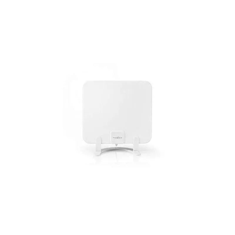 NEDIS aktivní pokojová DVB-T/T2 anténa/ FM / UHF / VHF/ rozsah příjmu 0-25 km/ LTE700/ zesílení 30 dB/ ABS/ bílá (ANIR2502BK700)
