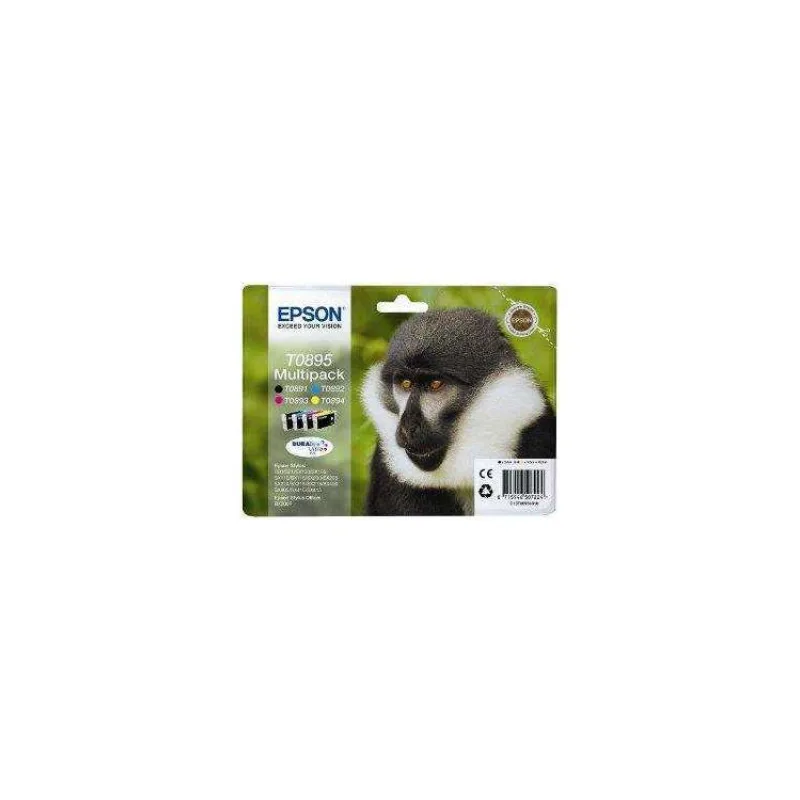 EPSON cartridge T0895 (black/cyan/magenta/yellow) multipack (opice) (C13T08954010)