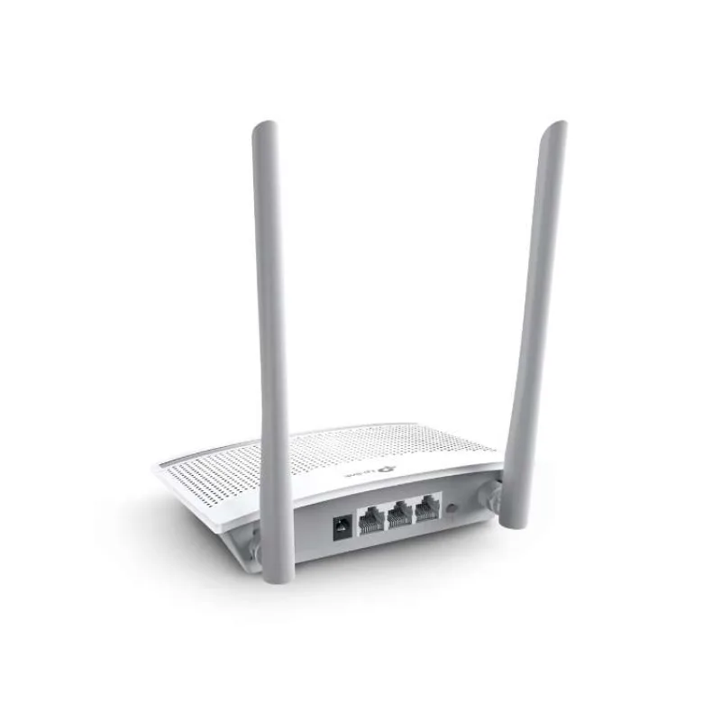 N300 Wi-Fi Router SPEED: 300 Mbps at 2.4 GHz SPEC: 2× Antennas, 1× 10/100M WAN Port + 2× 10/100M LAN Ports FEATURE: Teth (TL-WR820N)