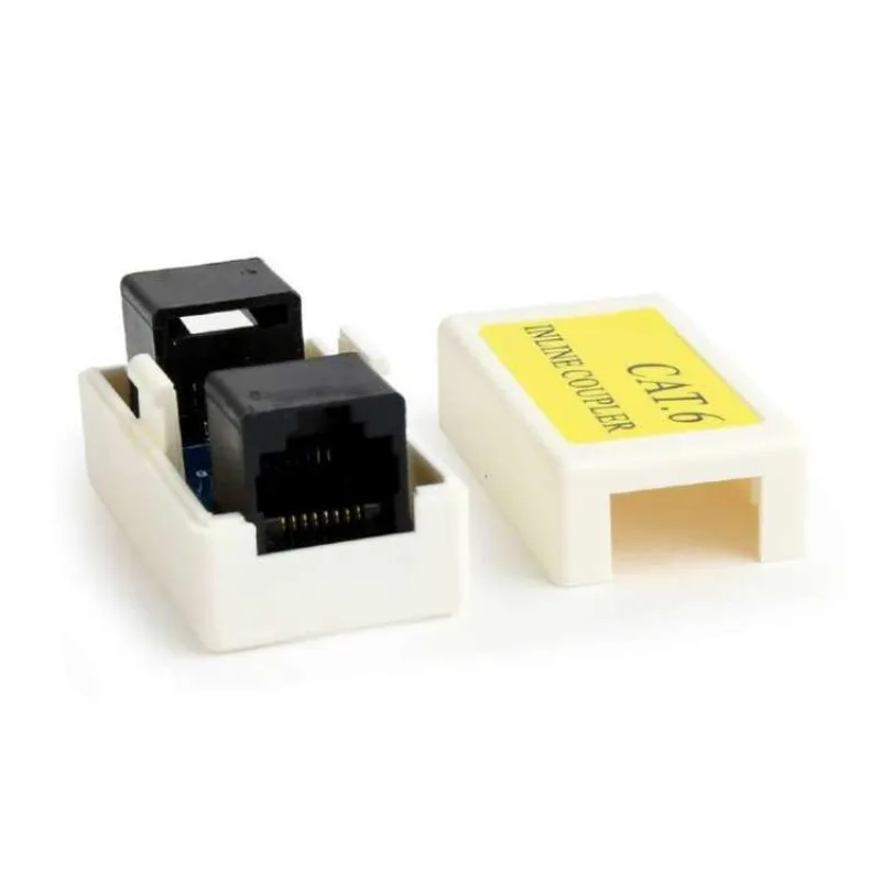 Gembird adaptér - LAN Cat 6 spojka, biela (NCA-LC6-01)