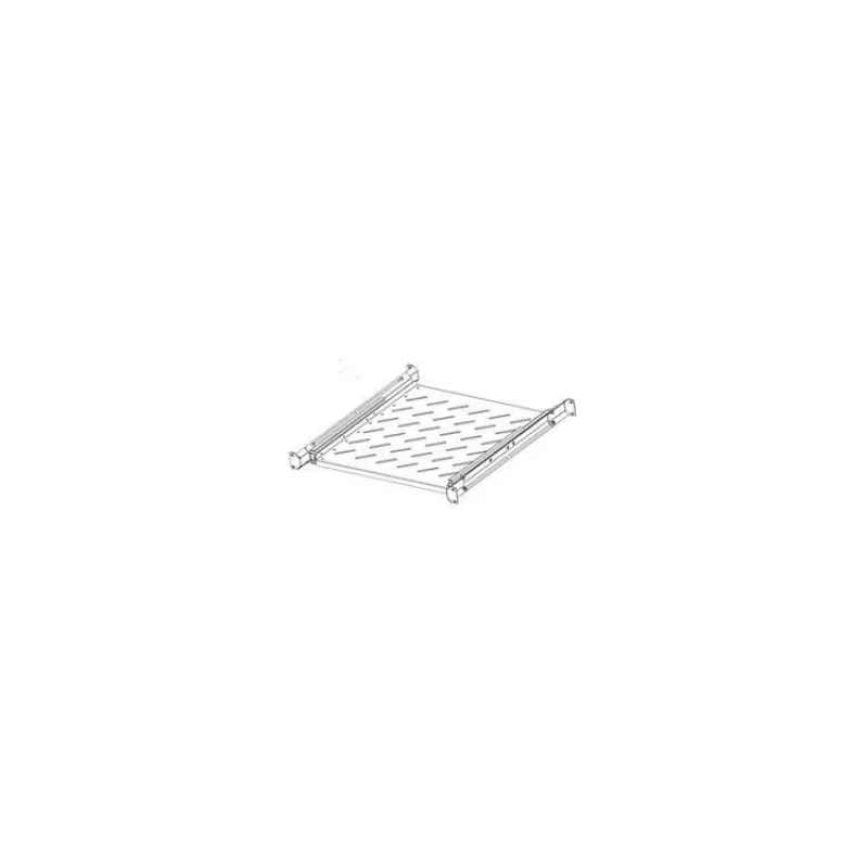 Legrand EvoLine 4-bodová výsuvná police 1U 525mm 65kg (E4S1U62SS)