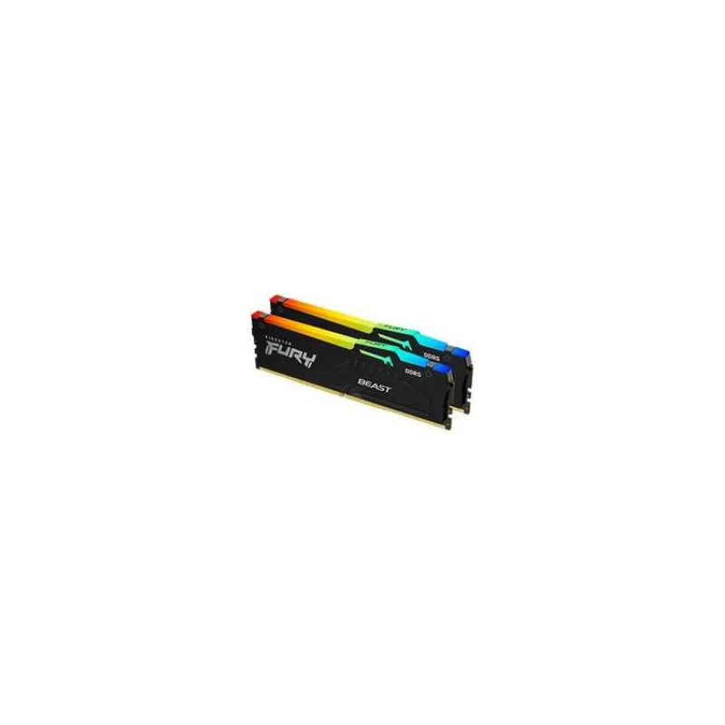 KINGSTON DIMM DDR5 32GB (Kit of 2) 6000MT/s CL30 Non-ECC FURY Beast RGB EXPO, Černá (KF560C30BBEAK2-32)