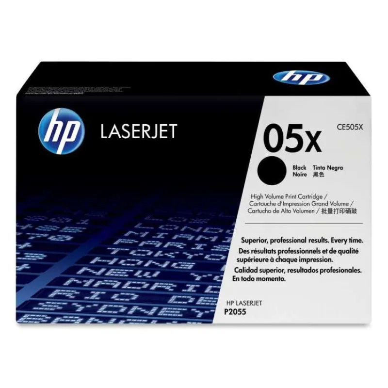 HP tisková kazeta černá velká, CE505X originál (CE505X)