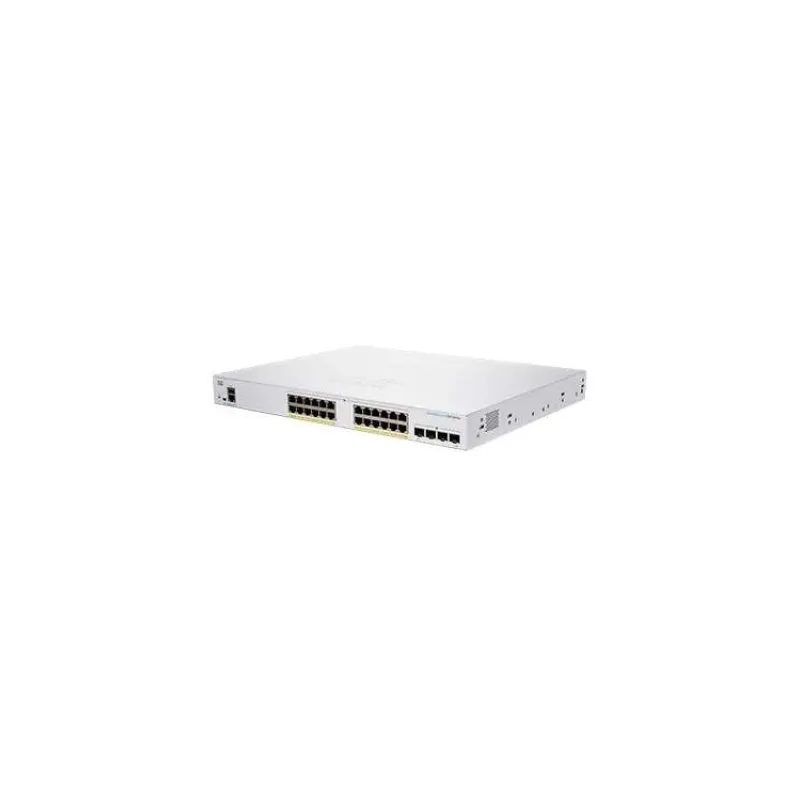 Cisco switch CBS250-24P-4X (24xGbE,4xSFP+,24xPoE+,195W,fanless) - REFRESH (CBS250-24P-4X-EU-RF)