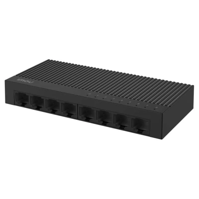 Imou switch SF108C-V2/ 8x port/ 10/100 Mbps RJ45 ports/ 1.6 Gbps/ napájení DC5V1A/ černý (SF108C-V2)