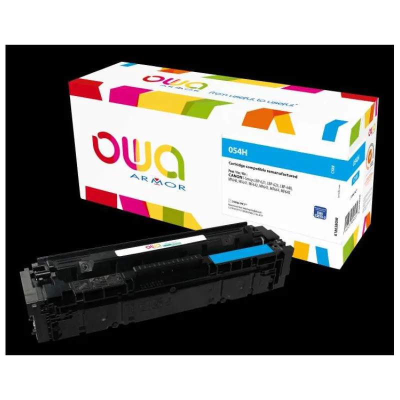 OWA Armor toner pre CANON LBP 621Cw, 623Cdw, MF641Cw, 643Cdw, 645Cx,CRG054H C,2300 ks.modrá/kyanová(CRG-054H C) (K18638OW)