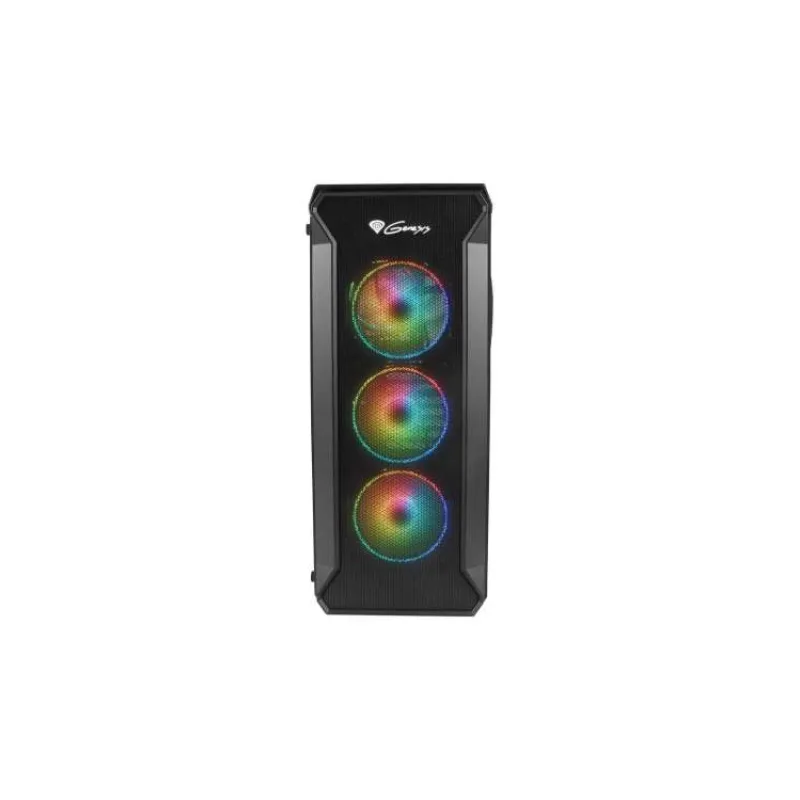 Počítačová skriňa Genesis IRID 505 ARGB V2/Midi Tower/Transpar./Čierna (NPC-1518)