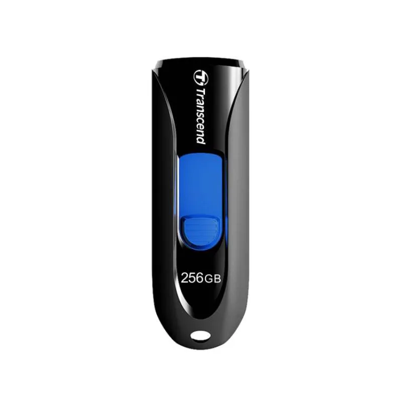 TRANSCEND USB Flash disk 512GB JetFlash®790, USB 3.1 (R:100/W:40 MB/s) čierna/modrá (TS512GJF790K)