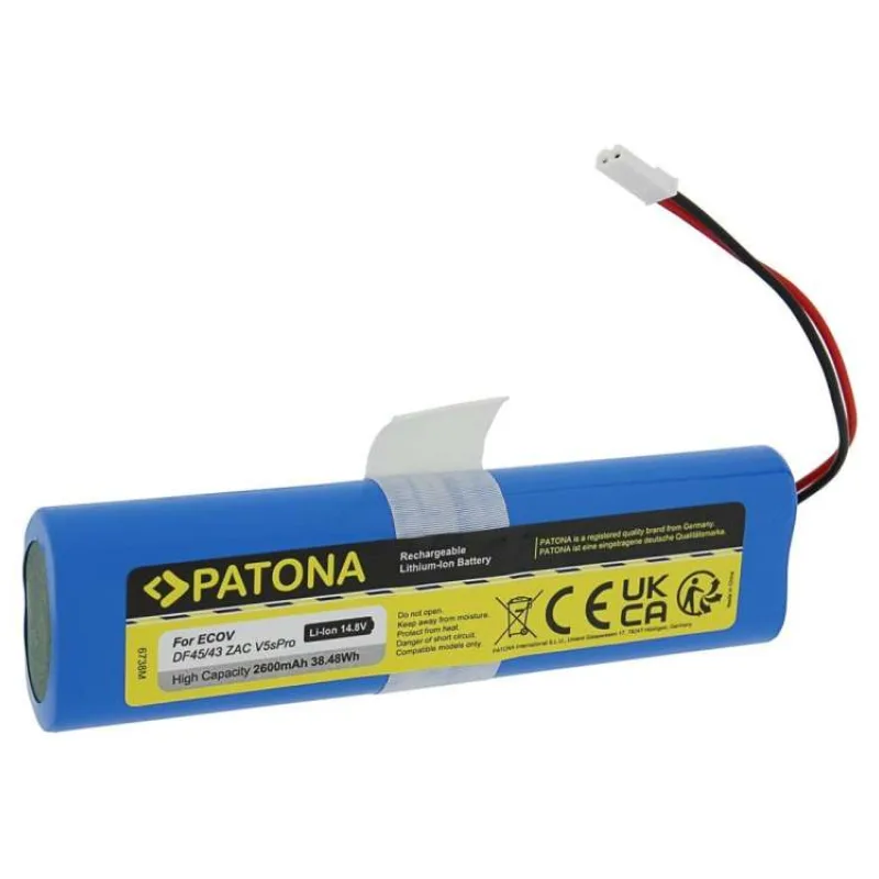 PATONA baterie pro robotický vysavač Ecovacs Deebot DF45/iLife V50/V5s/V8s 2600mAh, Li-lon 14,8V (PT6738)