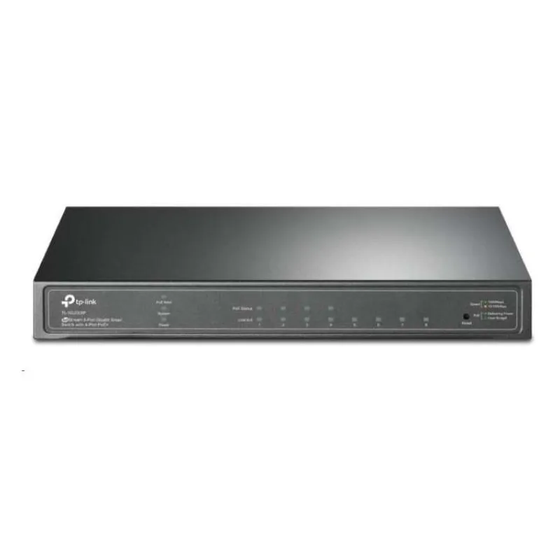 TP-Link TL-SG2008P JetStream Smart Switch, 8x GLAN, 4x PoE 62W, OMADA SDN (SG2008P)