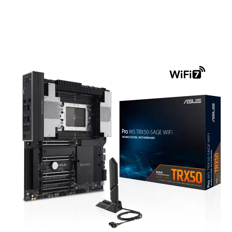 BAZAR - ASUS MB Sc sTR5 Pro WS TRX50-SAGE WIFI, AMD TRX50, 4xDDR5, WiFi,…