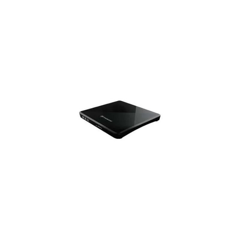 Transcend externí SLIM USB DVD vypalovací mechanika černá, CD-R/RW, DVD±R, DVD±RW, DVD±R DL, M-DISC, DVD-RAM (TS8XDVDS-K)