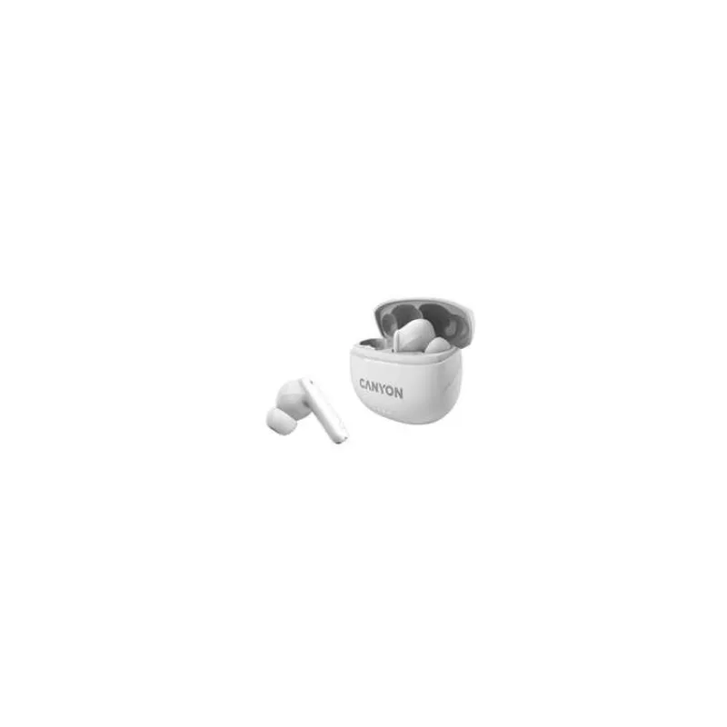 Canyon TWS-8, True Wireless Bluetooth slúchadlá do uší, nabíjacia stanica v kazete, biele (CNS-TWS8W)