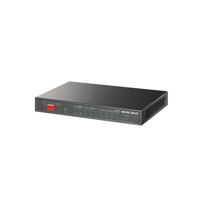 MERCUSYS switch MS110GMP (10xGbE,8xPoE+,111W,fanless) (MS110GMP)