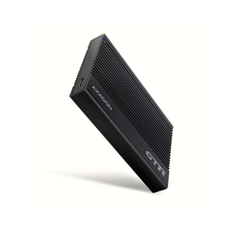 AXAGON EE25-GTR, USB-C 10Gbps - SATA 6G 2.5" RIBBED box, černý (EE25-GTR)