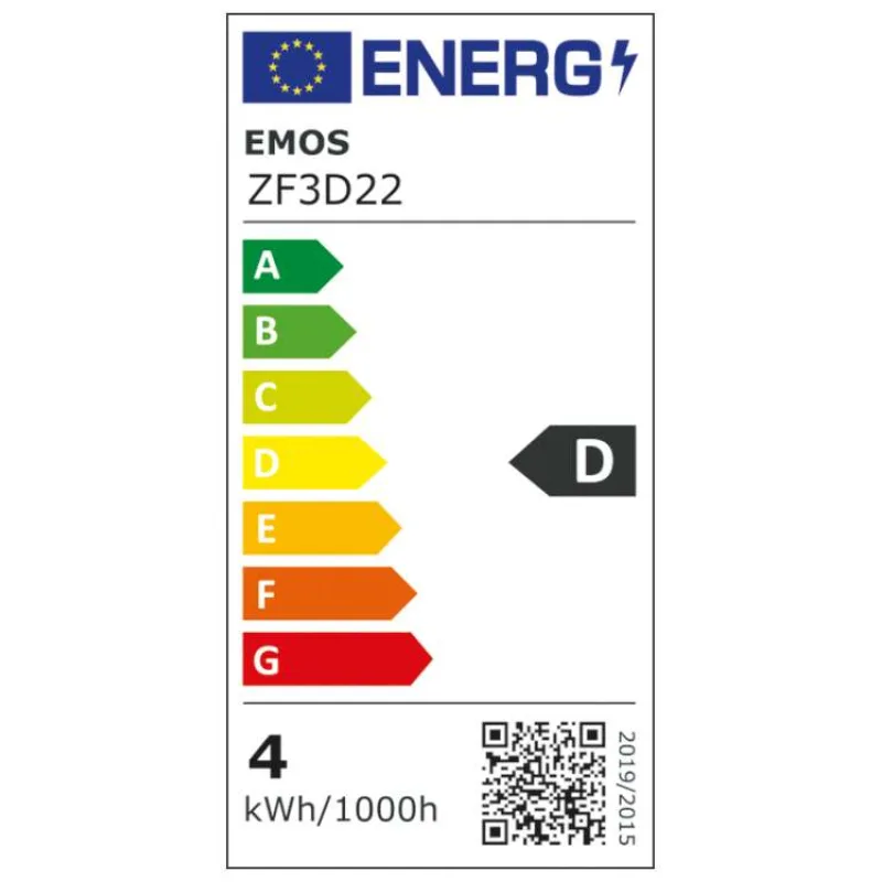 EMOS LED FLM CANDLE 3,4 W (40 W) 470lm E14 WW (1525731249)