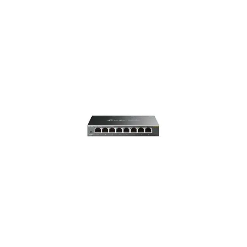8-Port Gigabit Easy Smart Switch PORT: 8× Gigabit RJ45 Ports SPEC: Desktop Steel Case FEATURE: MTU/Port/Tag-based VLAN, (TL-SG108E)