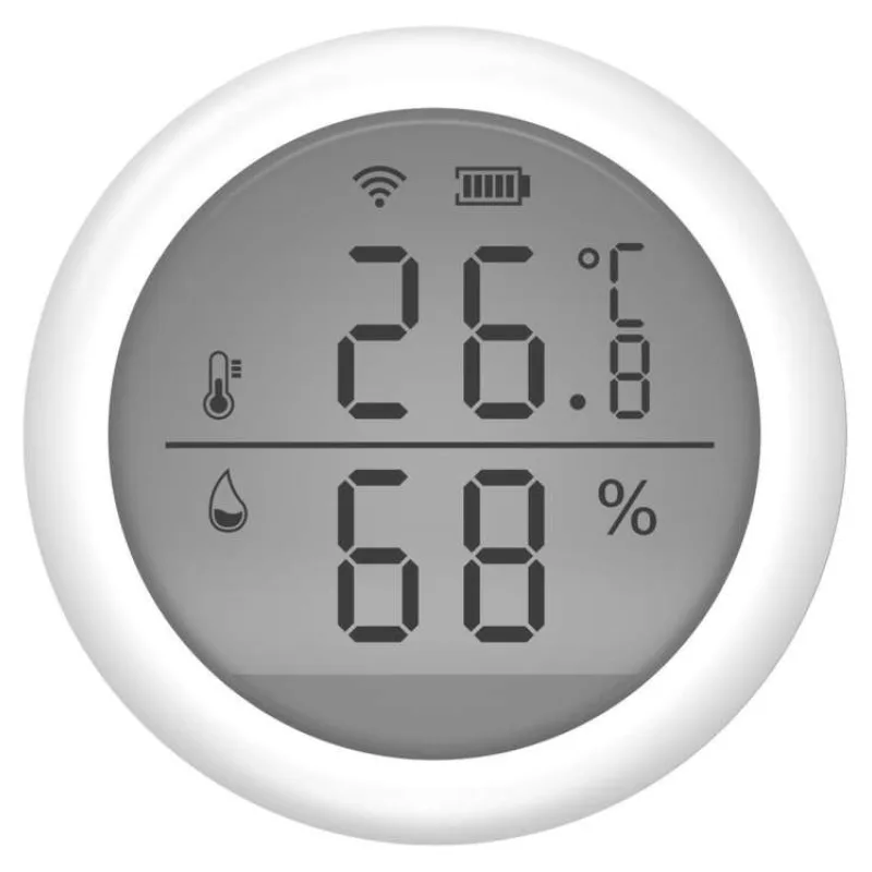 UMAX chytrý senzor teploty a vlhkosti U-Smart Temperature and Humidity Sensor/ Wi-Fi/ Android/ iOS/ CZ app/ bílý (UB914)