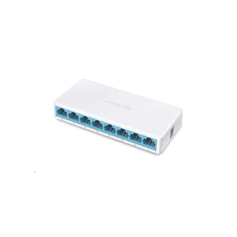 Mercusys MS108 8x10/100 mini desktop switch, plastic case (MS108)