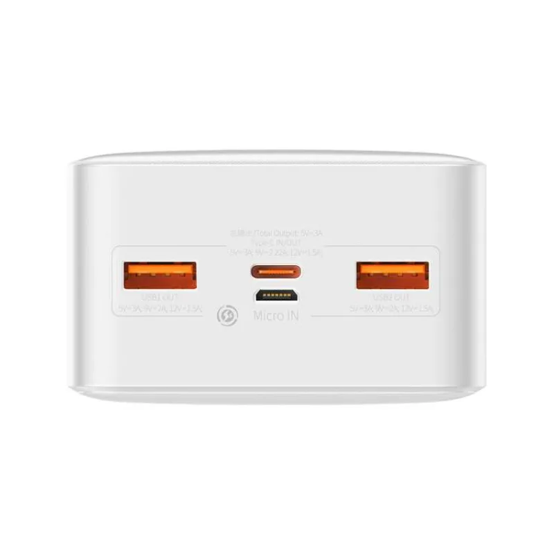 Baseus Bipow powerbanka 30000mAh 20W biela (6932172618285)