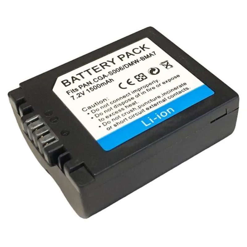 TRX baterie Panasonic/ 1500 mAh/ CGA-S006E/ CGR-S006/ DMW-BMA7/ DMWBMA7/ CGR-S006E/ CGA-S006A/ CGR-S006A/ neoriginální (TRX-CGA-S006)