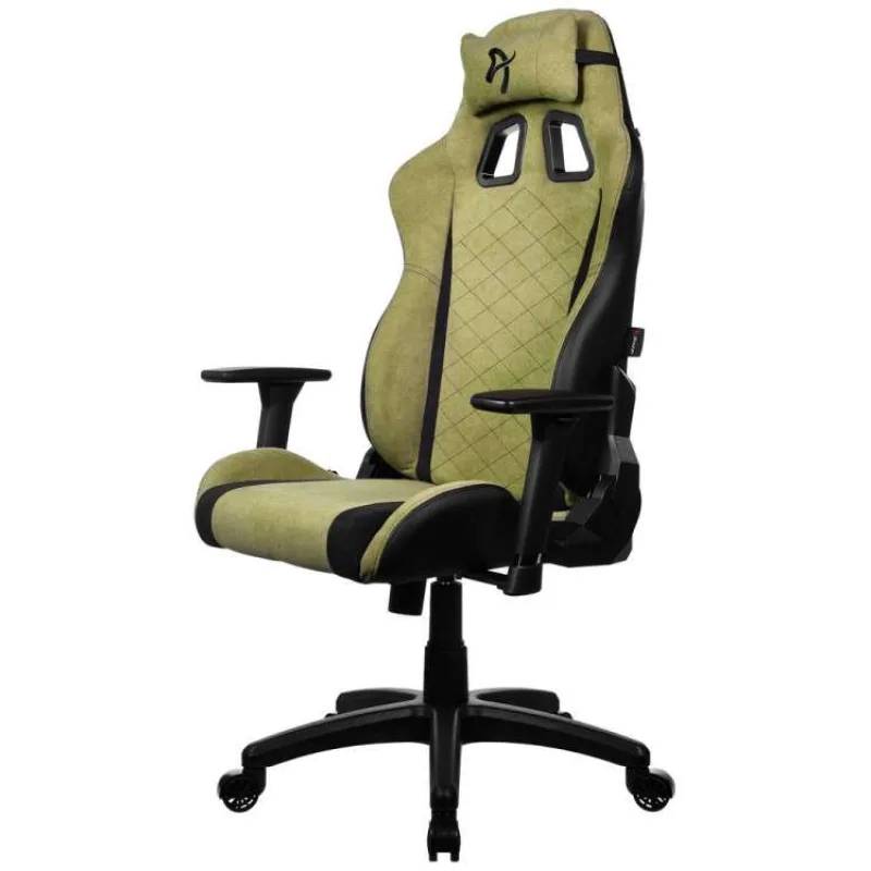 AROZZI herní židle AVANTI Soft Fabric Moss Green/ látkový povrch/ mechově zelená (AVANTI-SFB-MGN)