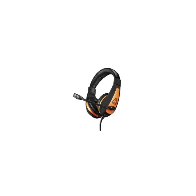 Canyon GH-1A, Star Rider, herný headset pre začínajúcich hráčov, 3.5mm jack, oranžovo čierny (CND-SGHS1A)