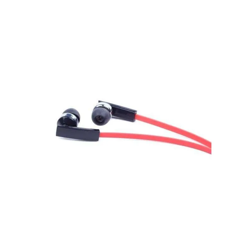 GEMBIRD sluchátka s mikrofonem MHS-EP-OPO pro MP3, plochý kabel, černá (MHS-EP-OPO)