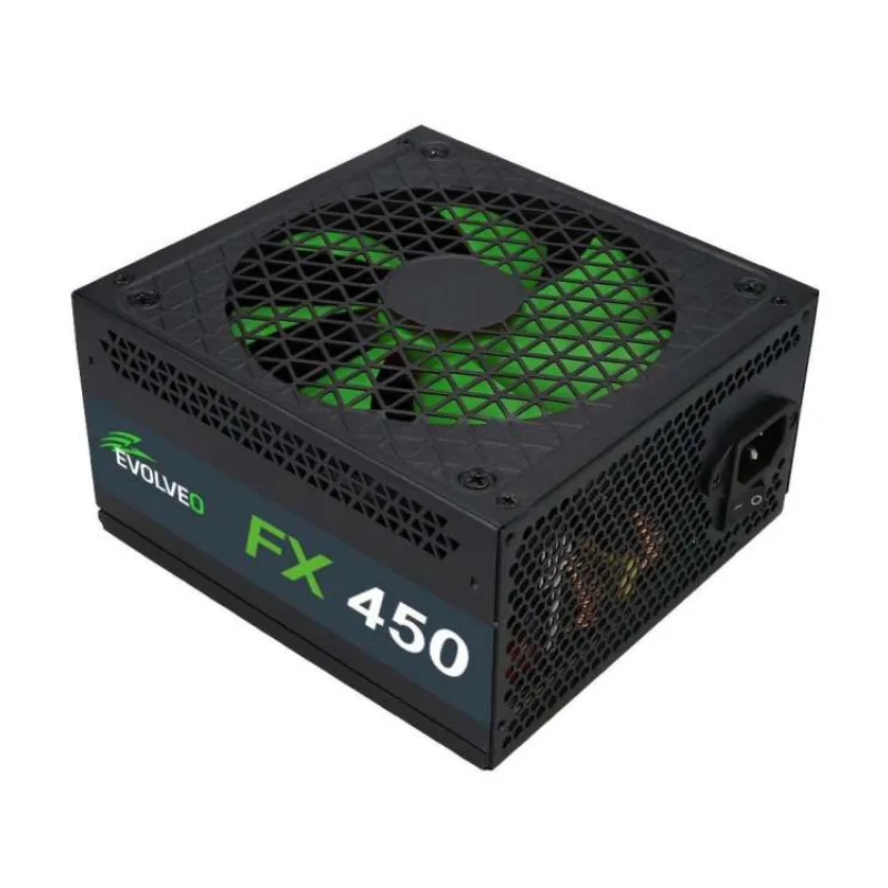 EVOLVEO FX 450, zdroj 450W ATX, 14cm, 80+, White, 3YRW (CZEFX450)