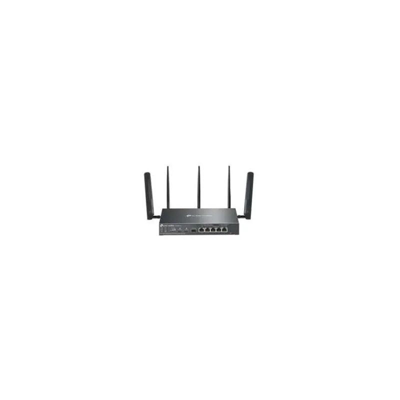 Omada 4G+ Cat6 AX3000 Gigabit VPN Gateway with 4-Port PoE+ PORT: 1× Gigabit SFP WAN/LAN Port, 1× Gigabit RJ45 WAN Port, (ER706WP-4G)