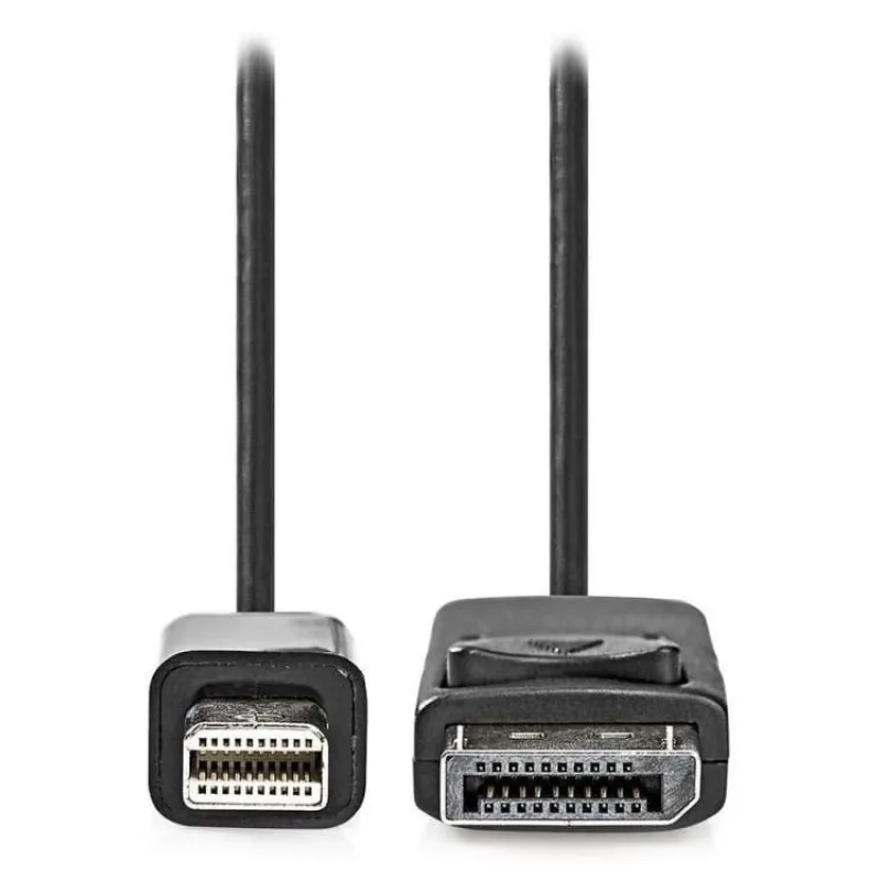 NEDIS Mini DisplayPort kabel/ Mini DisplayPort Zástrčka - DisplayPort Zástrčka/ černý/ bulk/ 2 m (CCGL37400BK20)