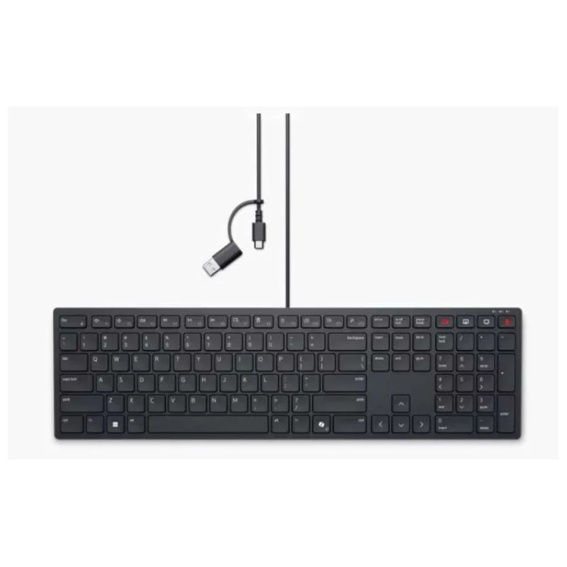 DELL KB525C/ US mezinárodní/ klávesnice/ USB/ černá (580-BBSX)