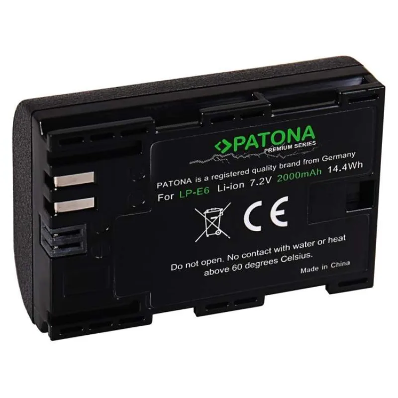 PATONA baterie pro foto Canon LP-E6 2000mAh Li-Ion Premium (PT1212)