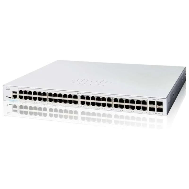 Cisco Catalyst switch C1300-48T-4X (48xGbE,4xSFP+,fanless) - REFRESH (C1300-48T-4X-RF)