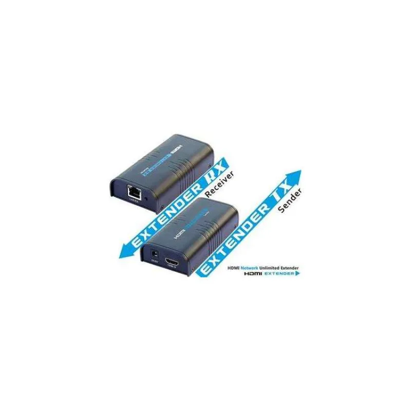 PremiumCord HDMI extender na 120m cez LAN, over IP (khext120)