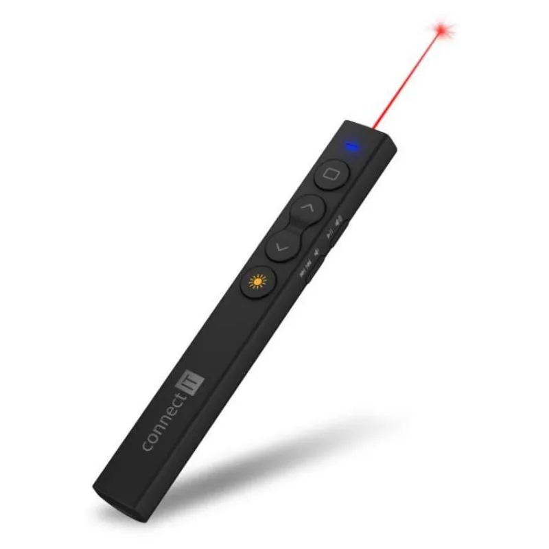 CONNECT IT laserové ukazovátko (AAA baterie), ČERNÉ (CLP-2050-BK)