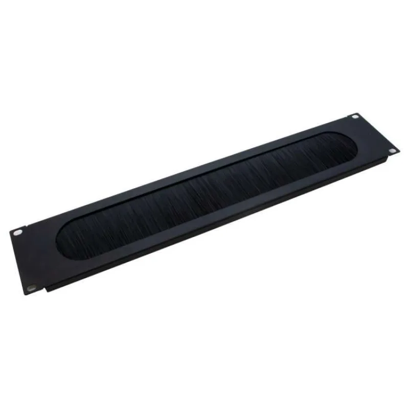 XtendLan Vyvazovací panel s kartáčem 2U (CMP2UBRUSH-B)