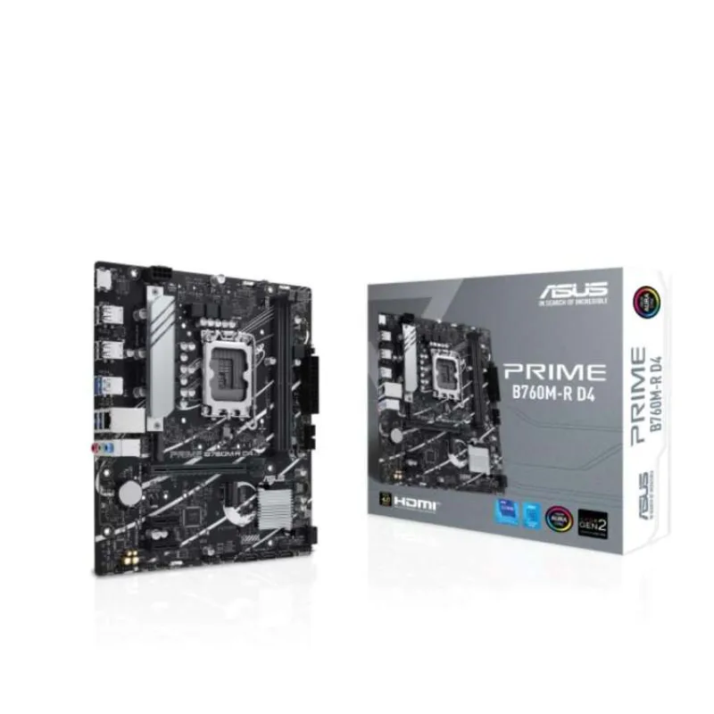 ASUS MB Sc LGA1700 PRIME B760M-R D4, Intel B760, 2xDDR4, 1xHDMI, mATX (90MB1HA0-M0EAY0)