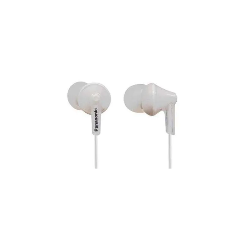 Panasonic RP-HJE125E-W, drátové sluchátka, do uší, 3 velikosti nástavců do uší, 3,5mm jack, kabel 1,1m, bílá (RP-HJE125E-W)