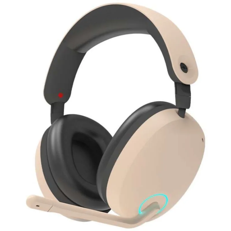Zalman headset ZM-HPS800W / herní / náhlavní / bezdrátový / 7.1 / USB-C / béžový (ZM-HPS800W)