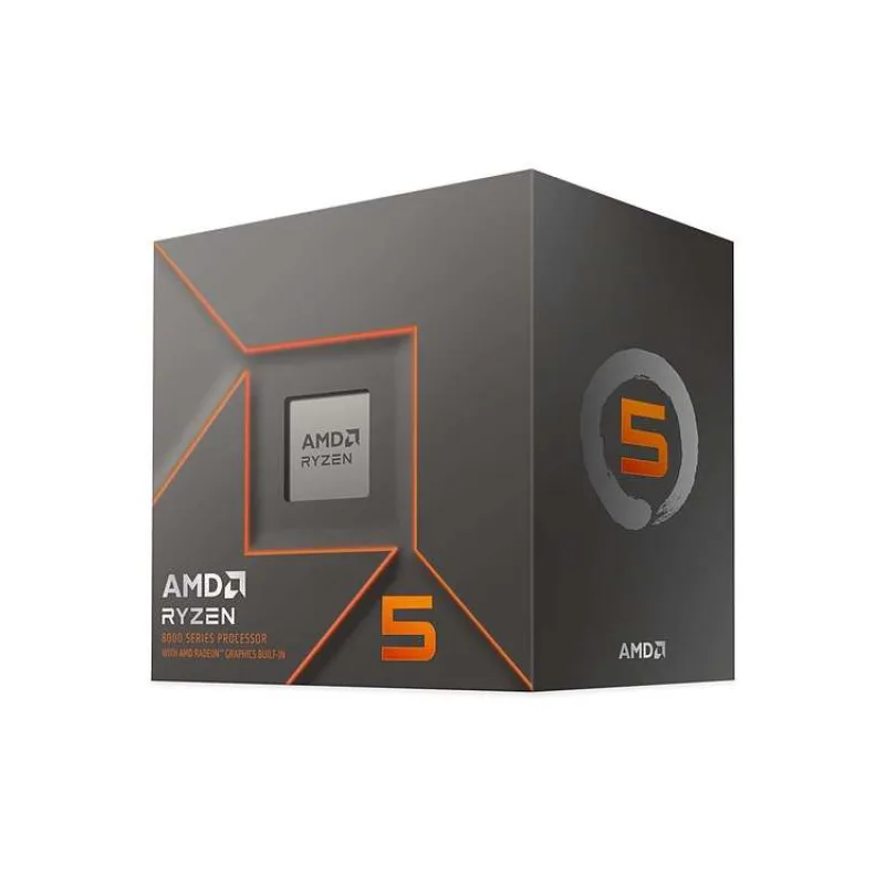 CPU AMD RYZEN 5 8600G, 6-core, až 5.0GHz, 22MB cache, 65W, AMD Radeon 760M Graphics, socket AM5, BOX (100-100001237BOX)