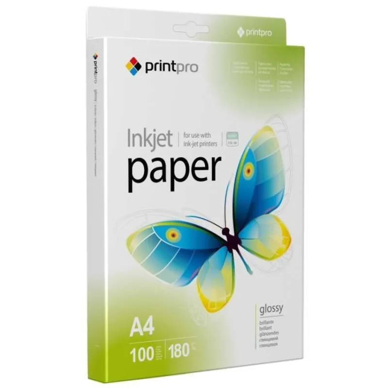 Colorway fotopapír Print Pro lesklý 180g/m2/ A4/ 100 listů (PGE180100A4)