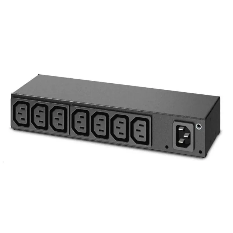 APC Rack PDU, Basic, 0U/1U, 120-240V/15A, 220-240V/10A, (8) C13, IEC-320 C14 (AP6015A)