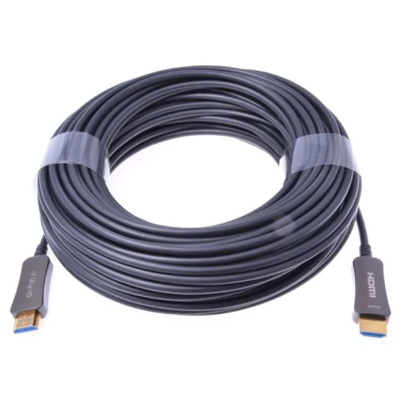 PremiumCord optický fiber HDMI High Speed with Ether. 4K@60Hz kabel 20m, M/M, zlacené konektory (kphdm2x20)