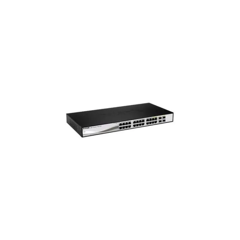 D-Link DGS-1210-20 20-portový gigabitový prepínač Smart+, 16x GbE, 4x RJ45/SFP, bez ventilátora (DGS-1210-20/E)
