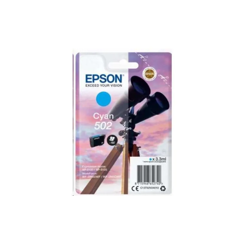 EPSON cartridge T02V2 cyan (dalekohled) (C13T02V24010)